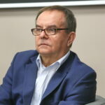 Konferencja prasowa promująca I tom Serii Świętokrzyskiej pt. "Listy z frontu i na front. Korespondencja rodziny Massalskich (1914–1921)". Na zdjęciu : Andrzej Dąbrowski - Wojewódzka Biblioteka Publiczna im. Witolda Gombrowicza w Kielcach / Marzena Mąkosa / Radio Kielce