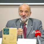 Konferencja prasowa promująca I tom Serii Świętokrzyskiej pt. "Listy z frontu i na front. Korespondencja rodziny Massalskich (1914–1921)". Na zdjęciu : prof. Adam Massalski - Instytut Historii Uniwersytetu Jana Kochanowskiego w Kielcach / Marzena Mąkosa / Radio Kielce