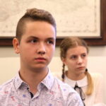 Wręczenie nagród im. Andrzeja Radka w Muzeum Lat Szkolnych Stefana Żeromskiego. Na zdjęciu : Dominik Frejowski / Marzena Mąkosa / Radio Kielce