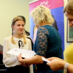 Wręczenie nagród im. Andrzeja Radka w Muzeum Lat Szkolnych Stefana Żeromskiego. Na zdjęciu : Dziyana Dzimitrova / Marzena Mąkosa / Radio Kielce