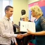 Wręczenie nagród im. Andrzeja Radka w Muzeum Lat Szkolnych Stefana Żeromskiego. Na zdjęciu : Dominik Frejowski / Marzena Mąkosa / Radio Kielce