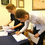 Wręczenie nagród im. Andrzeja Radka w Muzeum Lat Szkolnych Stefana Żeromskiego. Na zdjęciu : Dominik Frejowski / Marzena Mąkosa / Radio Kielce