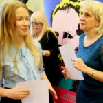 Wręczenie nagród im. Andrzeja Radka w Muzeum Lat Szkolnych Stefana Żeromskiego. Na zdjęciu : Diana Samiczak / Marzena Mąkosa / Radio Kielce