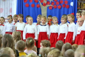 Lekcja patriotyzmu dla przedszkolaków z Przedszkola Samorządowego Nr 31. / Marzena Mąkosa / Radio Kielce