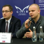 "Radykalny Islam - zagrożenie dla cywilizacji łacińskiej" - konferencja organizowana przez Regionalny Ośrodek Debaty Międzynarodowej w Kielcach. Na zdjęciu : Robert Winnicki, Milan Mazurek / Marzena Mąkosa / Radio Kielce