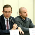 "Radykalny Islam - zagrożenie dla cywilizacji łacińskiej" - konferencja organizowana przez Regionalny Ośrodek Debaty Międzynarodowej w Kielcach. Na zdjęciu : Robert Winnicki, Milan Mazurek / Marzena Mąkosa / Radio Kielce