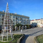 Choinka na Placu Artystów / Marzena Mąkosa / Radio Kielce