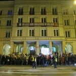 Pikieta KODu pod Sądem Okręgowym / Marzena Mąkosa / Radio Kielce