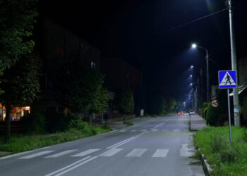 Oświetlenie LED Suchedniów - ul. Langiewicza