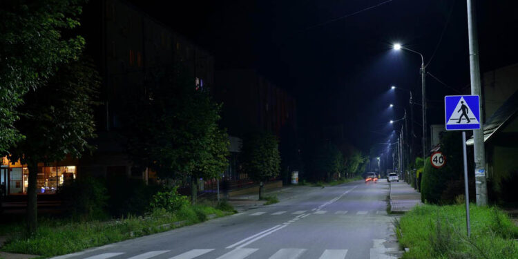 Oświetlenie LED Suchedniów - ul. Langiewicza