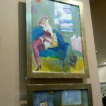 Wystawa Czesława Gaużnego pt. "Obrazy podręczne" w Galerii Wieża Sztuki / Katarzyna Prędotka / Radio Kielce