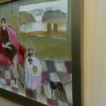 Wystawa Czesława Gaużnego pt. "Obrazy podręczne" w Galerii Wieża Sztuki / Katarzyna Prędotka / Radio Kielce