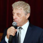 Zawody mikołajkowe w karate. Shihan Krzysztof Borowiec / Stanisław Blinstrub / Radio Kielce