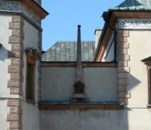Wizualizajcie. Widok fasady wschodniej Muzeum Narodowego w Kielcach