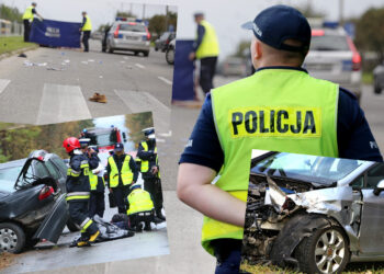 Policja. Wypadek. Straż pożarna. Potrącenie / Piotr Michalski / Radio Kielce