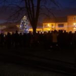 Małogoszcz. Wigilia na rynku / Ewa Pociejowska - Gawęda / Radio Kielce