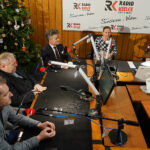 Dariusz Kozak - PGE w Kielcach, ksiądz Stanisław Słowik - dyrektor Caritas Diecezji Kieleckiej, Krzysztof Słoń - senator PiS, Maria Ptak - kierownik hospicjum im. św. Matki Teresy z Kalkuty Caritas Diecezji Kieleckiej, Magdalena Sitek - Radio Kielce / Robert Felczak / Radio Kielce