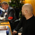 Andrzej Domański - dyrektor Wojewódzkiego Szpitala Zespolonego w Kielcach, Grzegorz Degejda - właściciel firmy Art Nuvo Studio / Robert Felczak / Radio Kielce