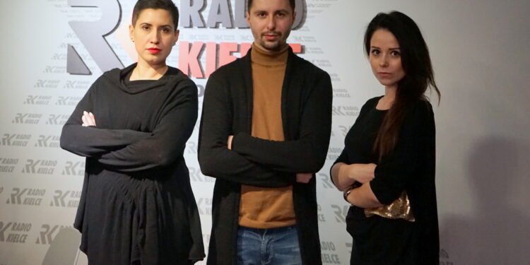 Pokolenie M. Od lewej: Katarzyna Prędotka, Michał Mitręga i Monika Miller / Karol Żak / Radio Kielce