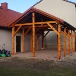 Bodzentyn. Inwestycje zrealizowane w ramach budżetu obywatelskiego. Altana przy Dziennym Domu Pobytu dla Seniorów / Michał Kita / Radio Kielce