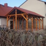 Bodzentyn. Inwestycje zrealizowane w ramach budżetu obywatelskiego. Altana przy Dziennym Domu Pobytu dla Seniorów / Michał Kita / Radio Kielce