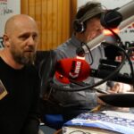 Grzegorz Degejda - właściciel firmy Art Nuvo Studio, Paweł Solarz - Radio Kielce / Robert Felczak / Radio Kielce