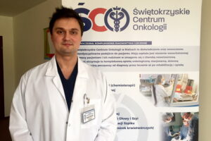 Kamil Zalewski, prezydent Europejskiej Sieci Młodych Ginekologów Onkologów / Iwona Murawska / Radio Kielce