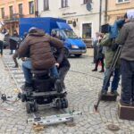 Ekipa serialu "Ojca Mateusza" w Sandomierzu / Grażyna Szlęzak-Wójcik / Radio Kielce