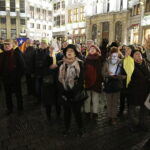 05.12.2017 Belgia. Bruksela. Centrum wieczorem. Wiec poparcia dla wolnej Katalonii / Jarosław Kubalski / Radio Kielce