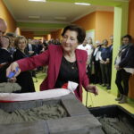 11.12.2017 Kielce. Wmurowanie kamienia węgielnego pod budowę pawilonu szpitala MSWiA przy ulicy Wojska Polskiego. Dyrektor szpitala Halina Olendzka / Jarosław Kubalski / Radio Kielce