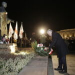 13.12.2017 Kielce. 36. rocznica wprowadzenia stanu wojennego w Polsce. Uroczystości pod pomnikiem księdza Jerzego Popiełuszki / Jarosław Kubalski / Radio Kielce