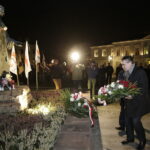 13.12.2017 Kielce. 36. rocznica wprowadzenia stanu wojennego w Polsce. Uroczystości pod pomnikiem księdza Jerzego Popiełuszki / Jarosław Kubalski / Radio Kielce