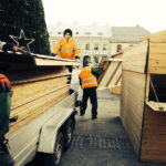 14.12.2017 Kielce. Przygotowania do Jarmarku Bożonarodzeniowego na Rynku / Jarosław Kubalski / Radio Kielce