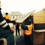 14.12.2017 Kielce. Przygotowania do Jarmarku Bożonarodzeniowego na Rynku / Jarosław Kubalski / Radio Kielce