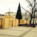 14.12.2017 Kielce. Przygotowania do Jarmarku Bożonarodzeniowego na Rynku / Jarosław Kubalski / Radio Kielce