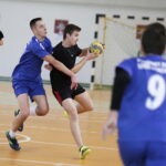 14.12.2017 Kielce. XIV Mała Liga Piłki Ręcznej. Mecz ZS nr 2 Chęciny - ZSE Kielce / Jarosław Kubalski / Radio Kielce