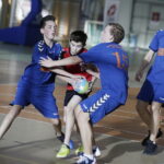 14.12.2017 Kielce. XIV Mała Liga Piłki Ręcznej. Mecz podstawówek Czajków Południowy - Ożarów / Jarosław Kubalski / Radio Kielce