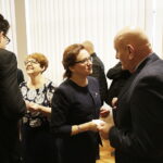 18.12.2017 Kielce. Spotkanie opłatkowe wojewody, parlamentarzystów i dziennikarzy. Wojewoda Agata Wojtyszek i Jan Jagielski / Jarosław Kubalski / Radio Kielce