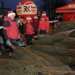 19.12.2017 Sandomierz. Radio Kielce rozdaje choinki na święta / Jarosław Kubalski / Radio Kielce