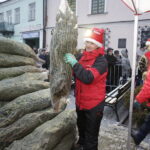 20.12.2017 Jędrzejów. Radio Kielce rozdaje choinki na święta / Jarosław Kubalski / Radio Kielce