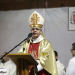 25.12.2017 Kielce. Jan Piotrowski celebrował Pasterkę w budującym się kościele świętej Hiacynty i Franciszka w Kielcach / Jarosław Kubalski / Radio Kielce