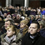 25.12.2017 Kielce. Jan Piotrowski celebrował Pasterkę w budującym się kościele świętej Hiacynty i Franciszka w Kielcach / Jarosław Kubalski / Radio Kielce