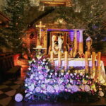 25.12.2017 Święty Krzyż. Klasztor. Szopka bożonarodzeniowa / Jarosław Kubalski / Radio Kielce