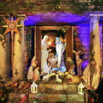 25.12.2017 Święty Krzyż. Klasztor. Szopka bożonarodzeniowa / Jarosław Kubalski / Radio Kielce