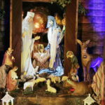 25.12.2017 Święty Krzyż. Klasztor. Szopka bożonarodzeniowa / Jarosław Kubalski / Radio Kielce