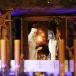 25.12.2017 Święty Krzyż. Klasztor. Szopka bożonarodzeniowa / Jarosław Kubalski / Radio Kielce