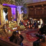 25.12.2017 Święty Krzyż. Klasztor. Szopka bożonarodzeniowa / Jarosław Kubalski / Radio Kielce