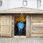 25.12.2017 Święty Krzyż. Klasztor. Żywa szopka bożonarodzeniowa / Jarosław Kubalski / Radio Kielce