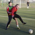 27.12.2017 Kielce. 40. Sylwestrowy Turniej Piłki Nożnej im. Jerzego Wójcika. Mecz Czarnovia - Jaśki / Jarosław Kubalski / Radio Kielce