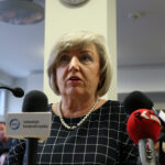 Sąd Okręgowy w Kielcach. Rozprawa odwoławcza od decyzji Krajowej Izby Odwoławczej w sprawie przetargu na obsługę komunikacji miejskiej w stolicy regionu świętokrzyskiego. Na zdjęciu: Elżbieta Śreniawska, prezes MPK Kielce / Marzena Mąkosa / Radio Kielce